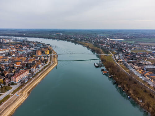 Bridge in Sremska Mitrovica